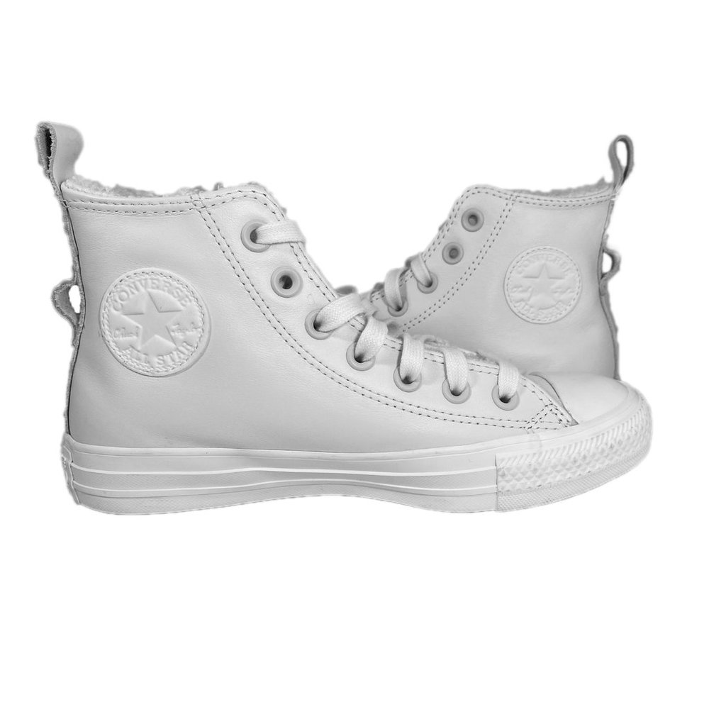 Converse Chuck Taylor All Star Lined Leather Cozy Latest Fashion